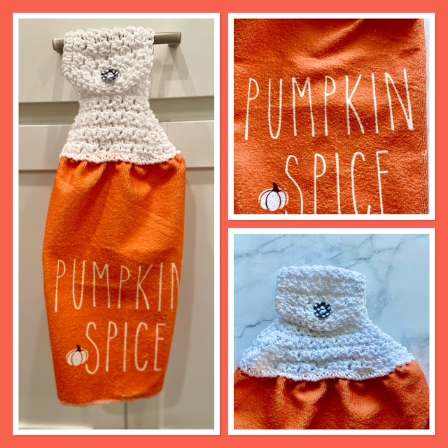 Crochet top kitchen towels | Fall | Home Decor
