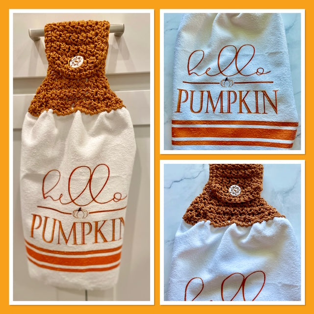 Crochet top kitchen towels | Fall | Home Decor