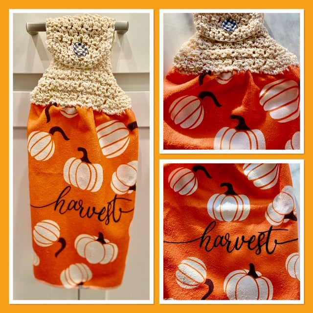 Crochet top kitchen towels | Fall | Home Decor