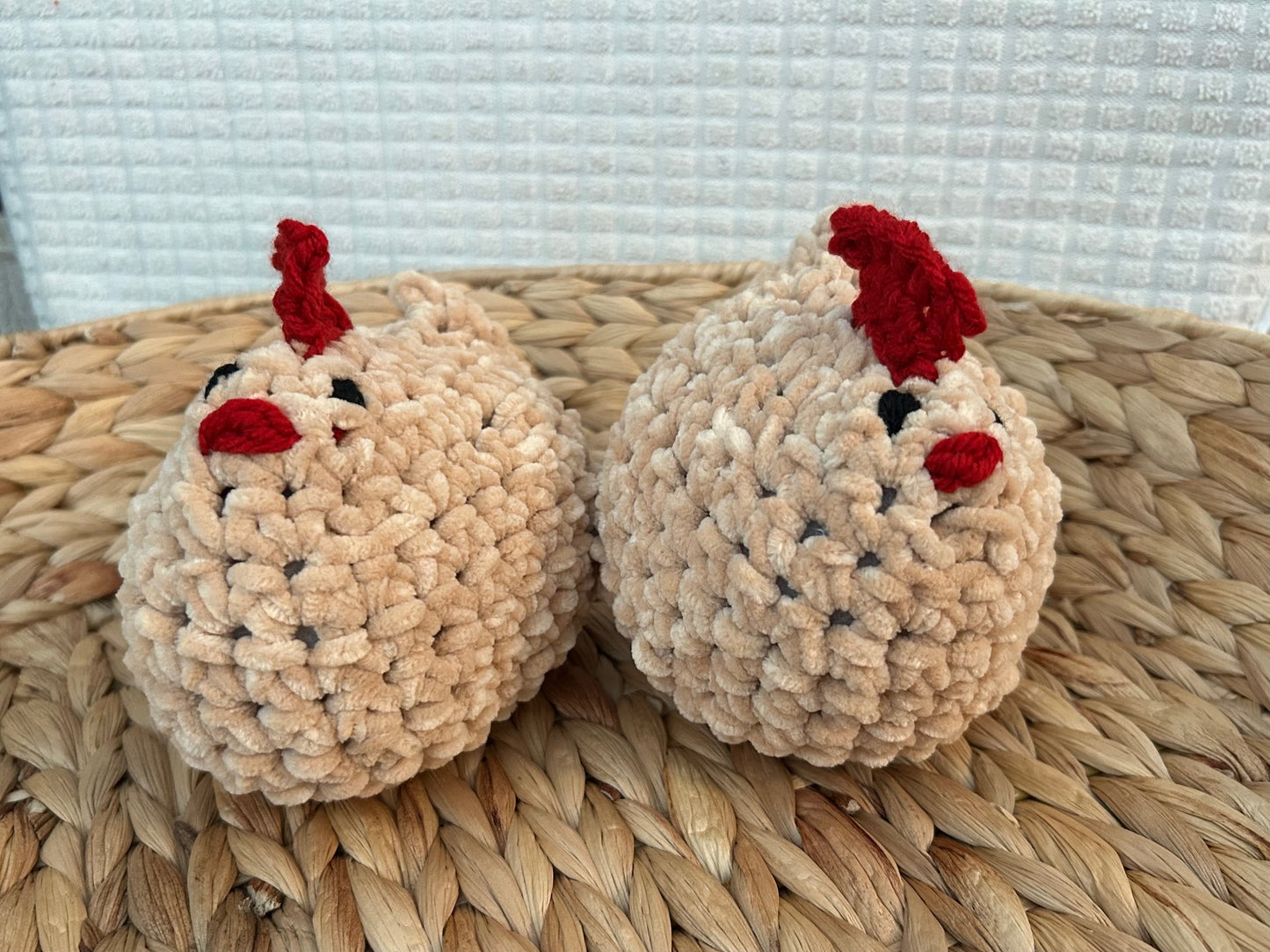 Crocheted HENS CHICKS farmhouse design - multiple colors available